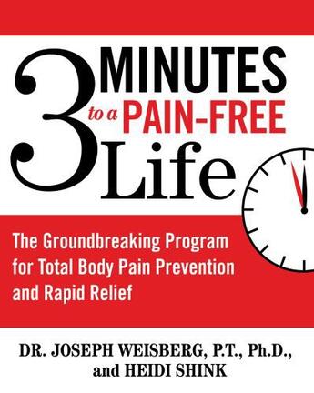 Couverture du livre « 3 Minutes to a Pain-Free Life » de Shink Heidi aux éditions Pocket Books