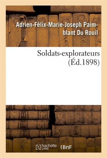 Couverture du livre « Soldats-explorateurs. marchand » de Paimblant Du Rouil aux éditions Hachette Bnf