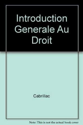 Couverture du livre « Introduction Generale Au Droit Prive » de  aux éditions Eyrolles