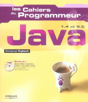 Couverture du livre « Java 1.4 Et 5.0 » de Emmanuel Puybaret aux éditions Eyrolles