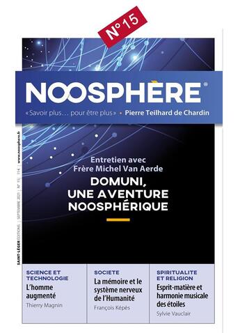 Couverture du livre « Noosphere n 15 - domuni, une aventure noospherique » de  aux éditions Saint-leger