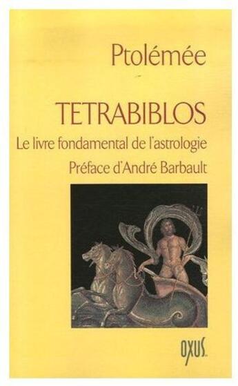 Couverture du livre « Tétrabiblos » de  aux éditions Oxus