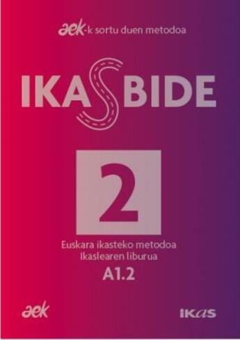 Couverture du livre « Ikasbide 2 (a1.2) » de Aek aux éditions Ikaskuntza