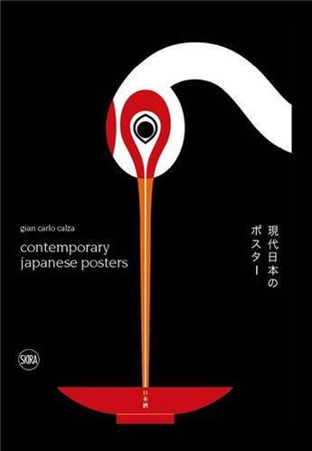 Couverture du livre « Japanese graphic design : japanese posters designers » de Giancarlo Calza aux éditions Skira