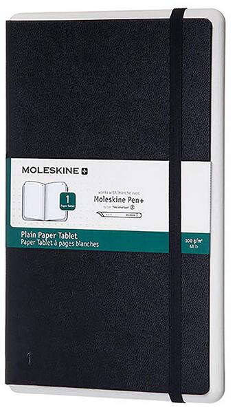 Couverture du livre « Paper tablet page blanche noir » de  aux éditions Moleskine