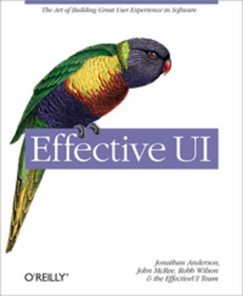 Couverture du livre « Effective UI » de Jonathan Anderson aux éditions O'reilly Media