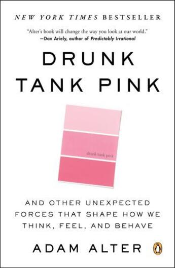 Couverture du livre « Drunk Tank Pink » de Alter Adam aux éditions Penguin Group Us