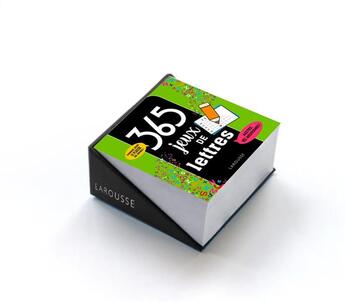 Couverture du livre « 365 jeux de lettres » de  aux éditions Larousse