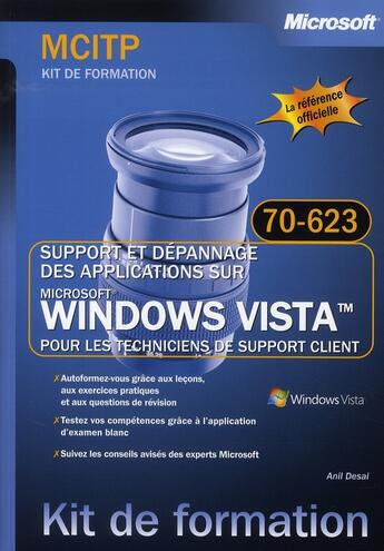 Couverture du livre « KF mcitp 70-623 Windows Vista » de Desai aux éditions Microsoft Press