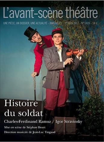 Couverture du livre « Histoire du soldat » de Ramuz C-F/Stravinsky aux éditions Avant-scene Theatre