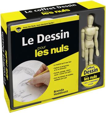 Couverture du livre « Le dessin pour les nuls ; coffret » de Brenda Hoddinott aux éditions First