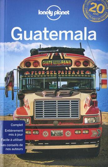 Couverture du livre « Guatemala (7e édition) » de Lucas Vidgen aux éditions Lonely Planet France