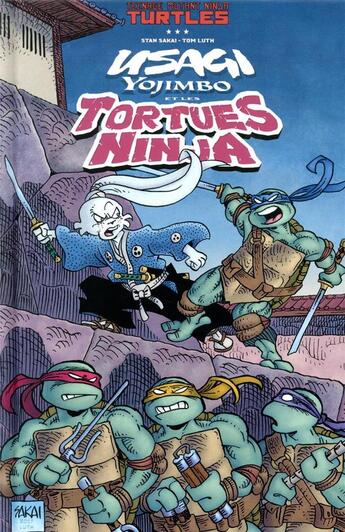 Couverture du livre « Les Tortues Ninja : Usagi Yojimbo » de Stan Sakai aux éditions Paquet