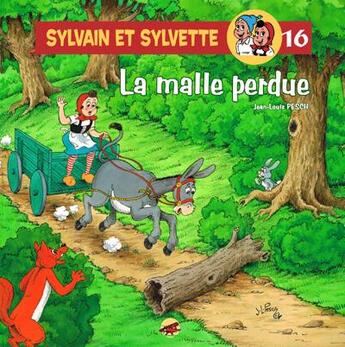 Couverture du livre « Sylvain et Sylvette T.16 ; la malle perdue » de Jean-Louis Pesch aux éditions P'tit Louis