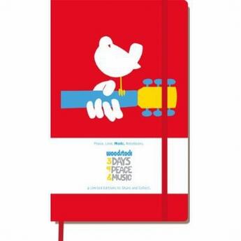 Couverture du livre « Music woodstock notebook » de Moleskine aux éditions Moleskine Papet