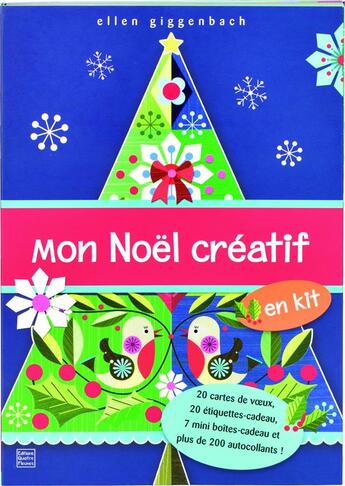 Couverture du livre « Mon Noël créatif » de Ellen Giggenbach et Frédérique Fraisse aux éditions Glenat Jeunesse