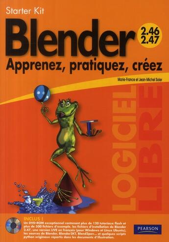 Couverture du livre « Blender ; apprenez, pratiquez, créez (2e édition) » de Soler/Soler aux éditions Pearson