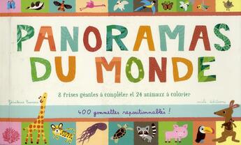 Couverture du livre « Panoramas du monde » de Geraldine Cosneau aux éditions Mila