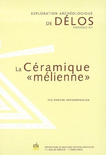 Couverture du livre « La céramique 