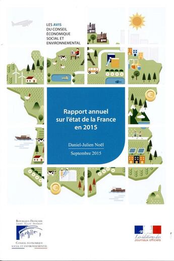 Couverture du livre « Rapport annuel sur l'état de la France en 2015 » de  aux éditions Documentation Francaise