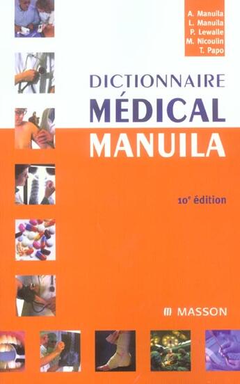 Couverture du livre « Dictionnaire medical manuila (10e édition) » de Alexandre Manuila aux éditions Elsevier-masson