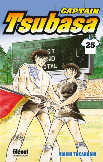 Couverture du livre « Captain Tsubasa Tome 25 » de Yoichi Takahashi aux éditions Glenat