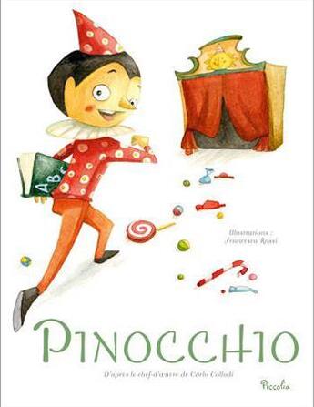 Couverture du livre « Pinocchio » de  aux éditions Piccolia