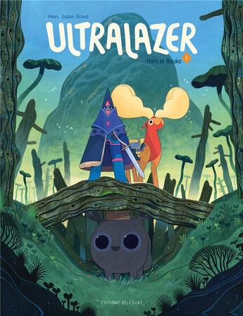 Couverture du livre « Ultralazer Tome 1 : Horb et Bouko » de Yvan Duque et Maxence Henry et Pauline Giraud aux éditions Delcourt