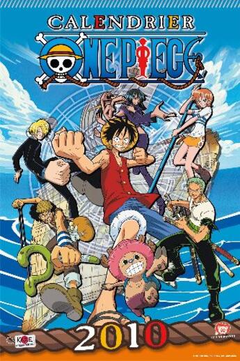 Couverture du livre « One Piece : calendrier (édition 2010) » de Eiichiro Oda aux éditions Asuka