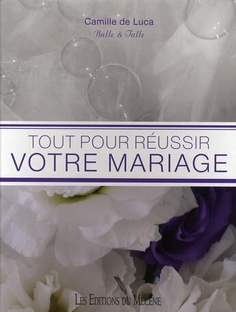 Couverture du livre « Votre mariage » de Camille De Luca aux éditions Mecene