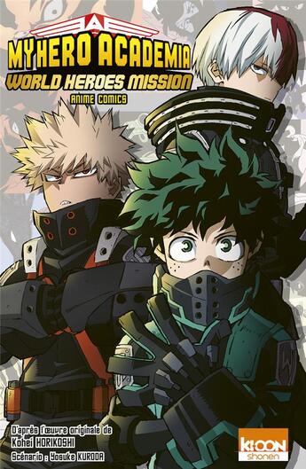 Couverture du livre « My hero Academia : World Heroes Mission » de Kohei Horikoshi et Yosuke Kuroda aux éditions Ki-oon