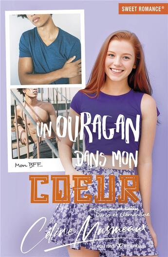 Couverture du livre « Dario & Clémentine t.4 : un ouragan dans mon coeur » de Celine Musmeaux aux éditions Nymphalis