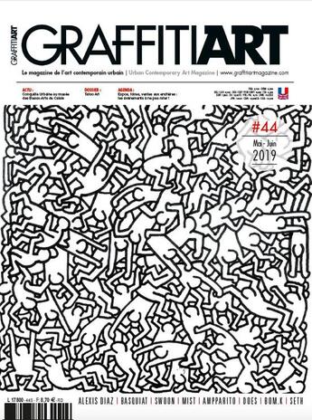 Couverture du livre « Graffitiart n 44 tatoo art - avril/mai 2019 » de  aux éditions Graffiti Art