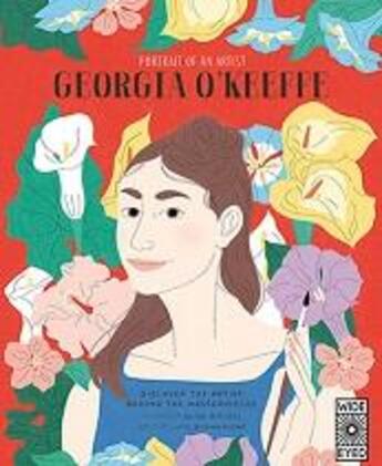 Couverture du livre « Portrait of an artist: georgia o'keeffe » de Lucy Brownridge aux éditions Quarry