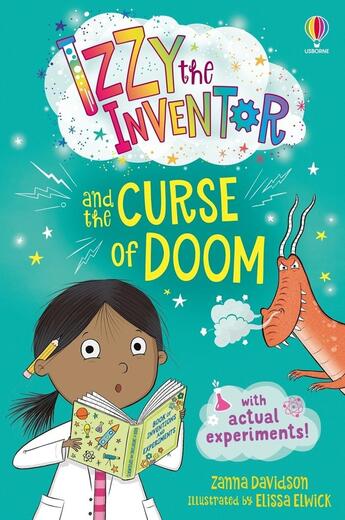 Couverture du livre « Izzy the inventor and the curse of doom » de Zanna Davidson et Elissa Elwick aux éditions Usborne