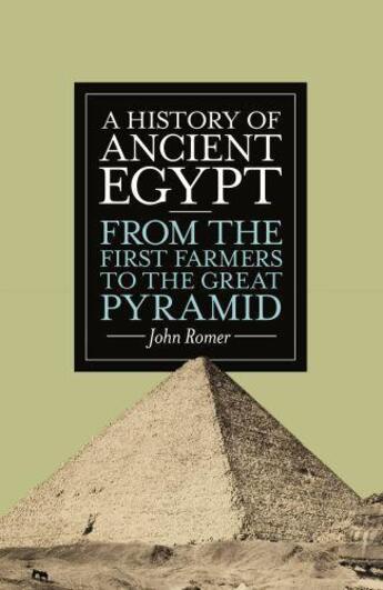 Couverture du livre « A History of Ancient Egypt » de John Romer aux éditions Penguin Books Ltd Digital