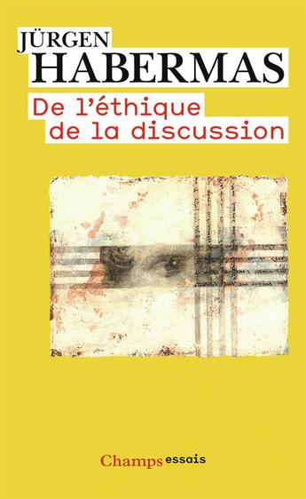 Couverture du livre « De l'éthique de la discussion » de Jurgen Habermas aux éditions Flammarion