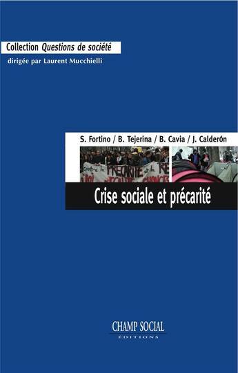 Couverture du livre « Crise sociale et précarité » de  aux éditions Champ Social