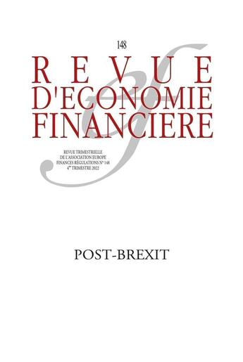 Couverture du livre « Post-Brexit » de Sylvie Matherat et Pervenche Beres et Christian Noyer aux éditions Association D'economie Financiere