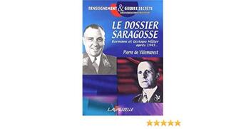 Couverture du livre « LE DOSSIER SARAGOSSE » de Faillant De Villemar aux éditions Lavauzelle