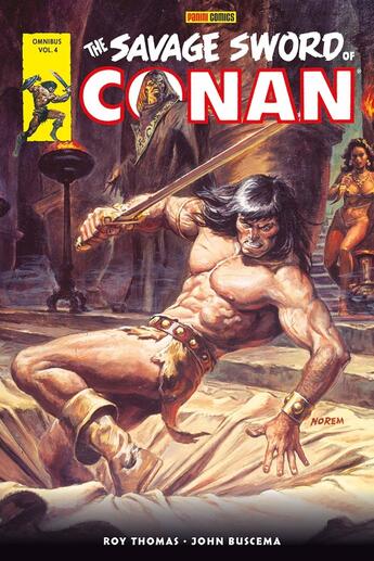 Couverture du livre « Savage sword of Conan Tome 4 » de John Buscema et Roy Thomas aux éditions Panini