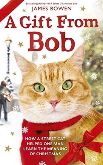 Couverture du livre « A gift from Bob » de James Bowen aux éditions 