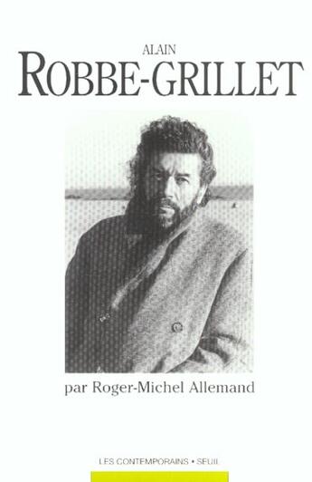 Couverture du livre « Alain robbe-grillet » de Allemand R-M. aux éditions Seuil