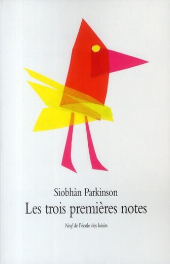 Couverture du livre « Trois premieres notes (les) » de Siobhan Parkinson aux éditions Ecole Des Loisirs