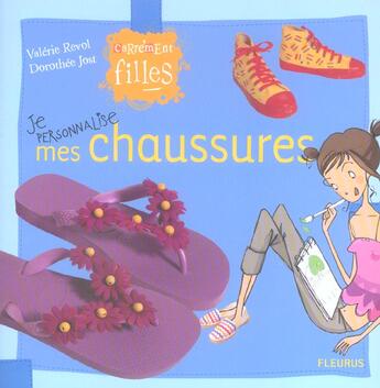 Couverture du livre « Je personnalise mes chaussures » de Valerie Revol aux éditions Fleurus