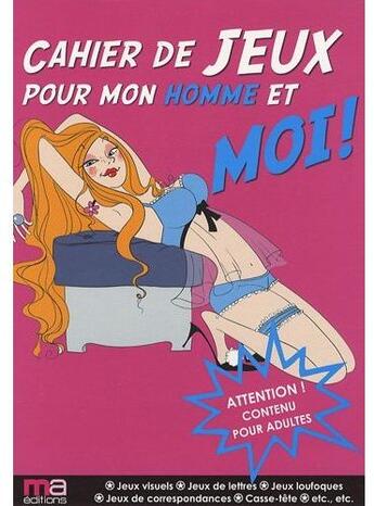 Couverture du livre « Cahier de jeux pour mon homme et moi » de Frederic Ploton aux éditions Ma