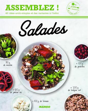 Couverture du livre « Salades » de Isabel Lepage aux éditions Mango