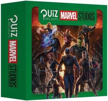 Couverture du livre « Quiz 365 jours ; Marvel studios » de  aux éditions Papier Cadeau