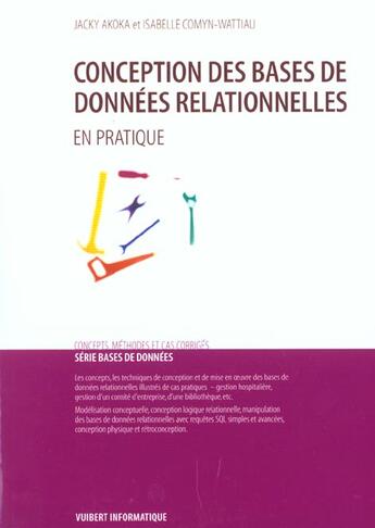 Couverture du livre « Conception des bases de donnees relationnelles » de Akoka/Comyn-Wattiau aux éditions Vuibert