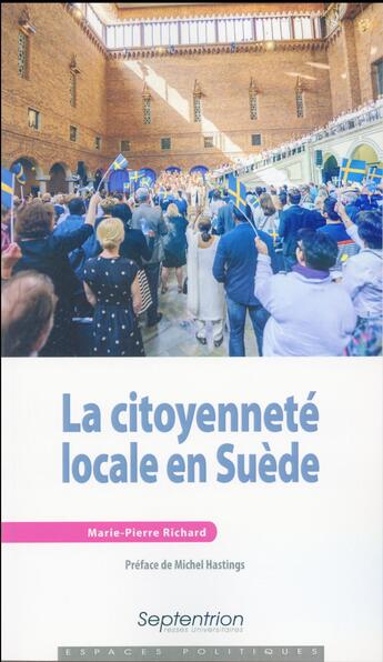 Couverture du livre « La citoyennete locale en suede » de Richard Marie-Pierre aux éditions Pu Du Septentrion